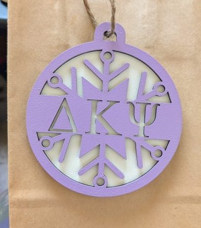 Delta ornament from Alpha Chapter